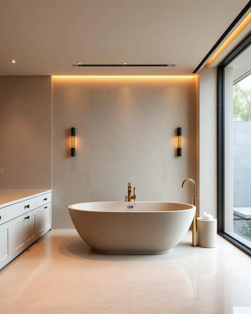 Travertine Bath